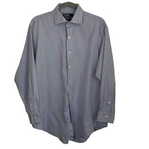 POLO by RALPH LAUREN Regent classic fit Light Blue long sleeve button down 16.5